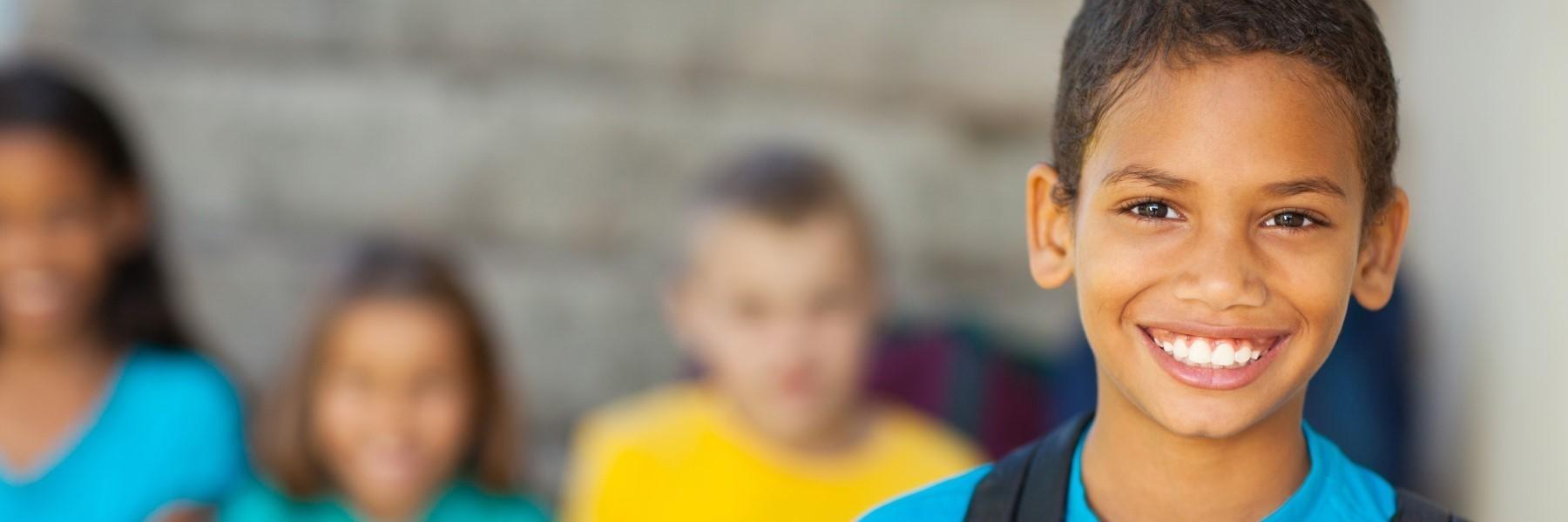 Boy with Friends | Children's Dentist Clinton Township MI