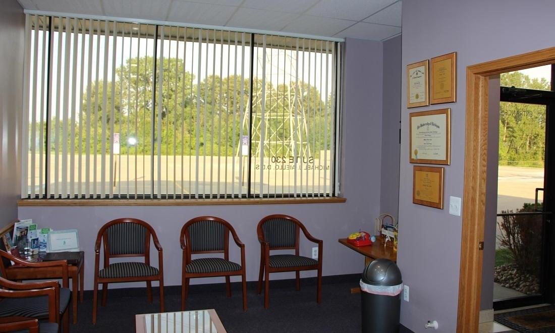 Waiting area at Clinton Township dental office